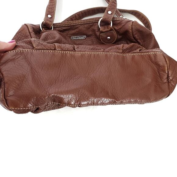 Marc Ecko | Large Studded Leather Shoulder Bag - Picture 6 of 14